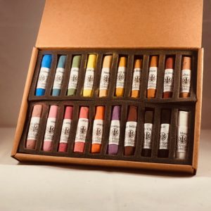 Coffret de 20 pastels tendres et secs au couleurs pour portrait par L'Artisan Pastellier