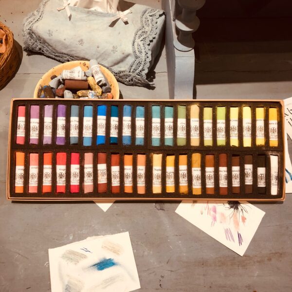Coffret de 40 pastels secs et tendres de l'Artisan Pastellier