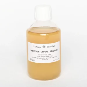 Gum arabic solution