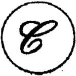 sceau laiton C