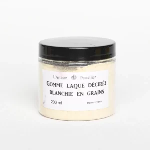 Gomme laque décirée blanchie