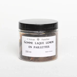 Gomme laque lemon en paillettes