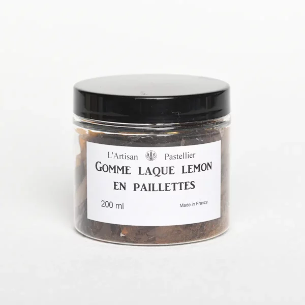 Gomme laque lemon en paillettes