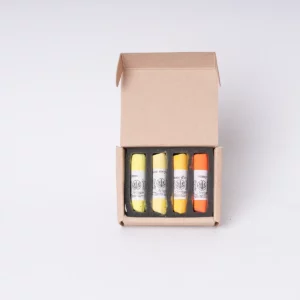 Coffret de 4 pastels secs - Jaunes