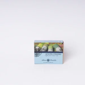 Coffret de 4 pastels secs - Verts