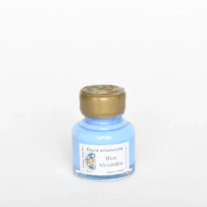 Encre d'enluminure - Bleu Alexandrie, 30 ml