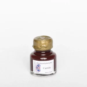 Encre d'enluminure - Carmin, 30 ml