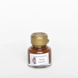 Encre d'enluminure - Ombre calcinee, 30 ml