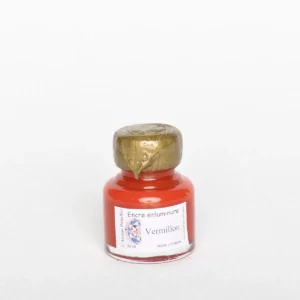 Encre d'enluminure - Vermillon, 30 ml