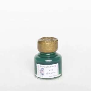 Encre d'enluminure - Vert de cuivre, 30 ml