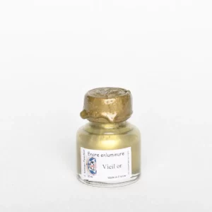 Encre d'enluminure - Vieil or, 30 ml