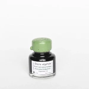 Encre végétale - Vert indigo/curcuma