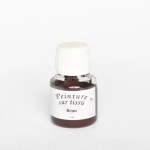 Peintures tissus - Brun, 50 ml