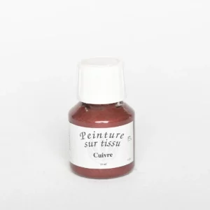 Peintures tissus - Cuivre, 50 ml