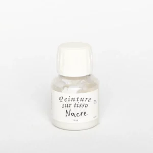 Peintures tissus - Nacre, 50 ml