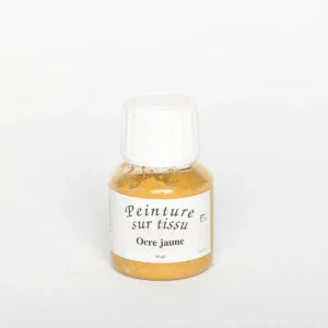 Peintures tissus - Ocre jaune, 50 ml