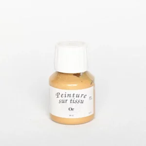 Peintures tissus - Or, 50 ml