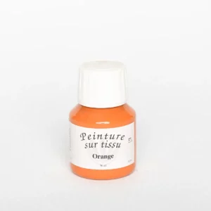 Peintures tissus - Orange, 50 ml
