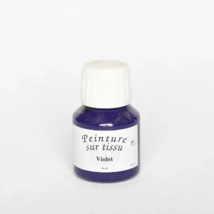Peintures tissus - Violet, 50 ml